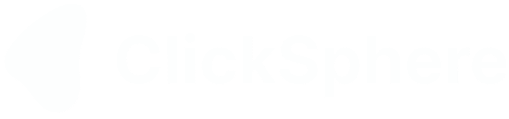 logo clicksphere white